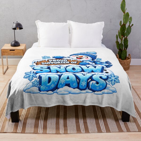 Item preview, Proud Supporter of Snow Days School Crew Teacher Humor designed and sold by ArtDesignTp.