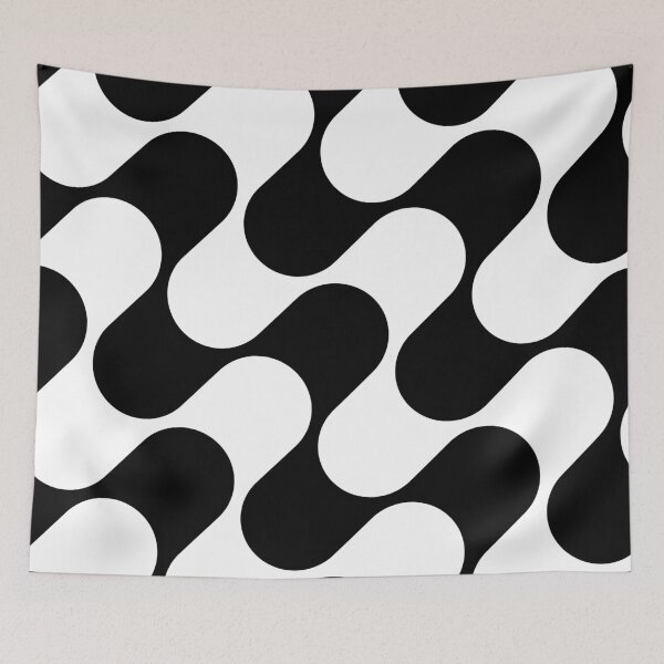 Item preview, Black and White Retro/Vintage Pattern - 06 designed and sold by D-G-Designs.