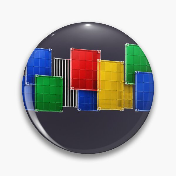 Item preview, Malaga Port Cube Architecture -  Color Block Faux Pocket designed and sold by PrintGo26.