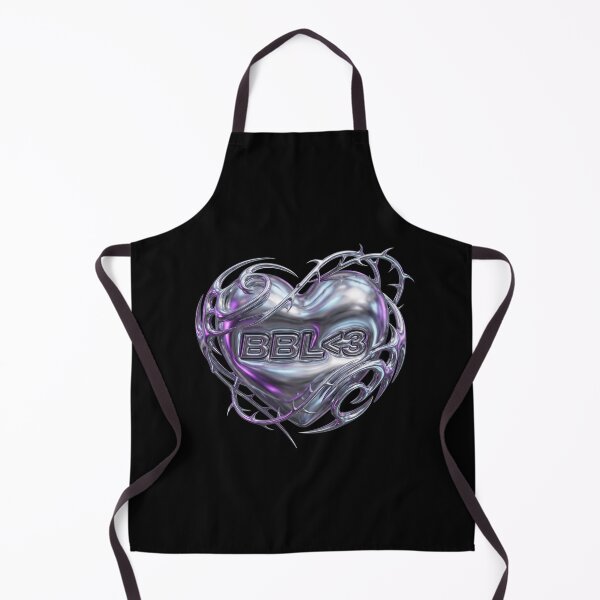 Item preview, Y2K Liquid Chrome Heart BBL Text Cyber designed and sold by nvrprooo.