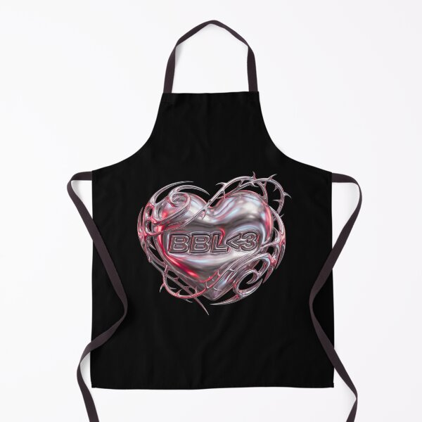 Item preview, Y2K Liquid Chrome Heart BBL Text Cyber designed and sold by nvrprooo.