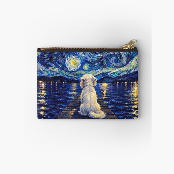 Item preview, Funny Schnoodle Starry Night Painting Bridge Star Mom Dad Kids designed and sold by FurryHavenPH.