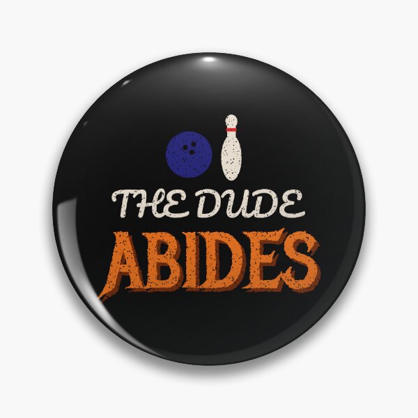 Item preview, The Dude Abides - Retro Cult Film Bowling designed and sold by Rebel Rewind.