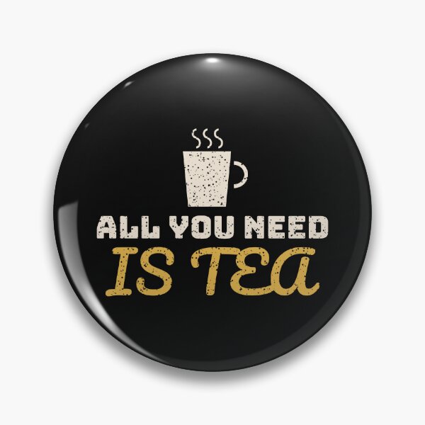 Aperçu de l'œuvre All You Need Is Tea - Funny British Tea Lover créée et vendue par Rebel Rewind.