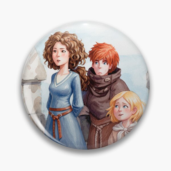 Artikelvorschau, Die Säulen der Erde – Aquarell-Fanart zum Videospiel entworfen und verkauft von Prepress.