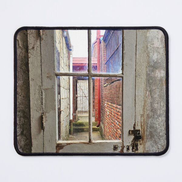 Item preview, Arched Glass Door View to Courtyard – Eastern State Penitentiary designed and sold by Jason Bylsma.