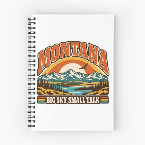 Aperçu de l'œuvre Cadeau du Montana - Conversations sur le Grand Ciel créée et vendue par RedRubyBubble.