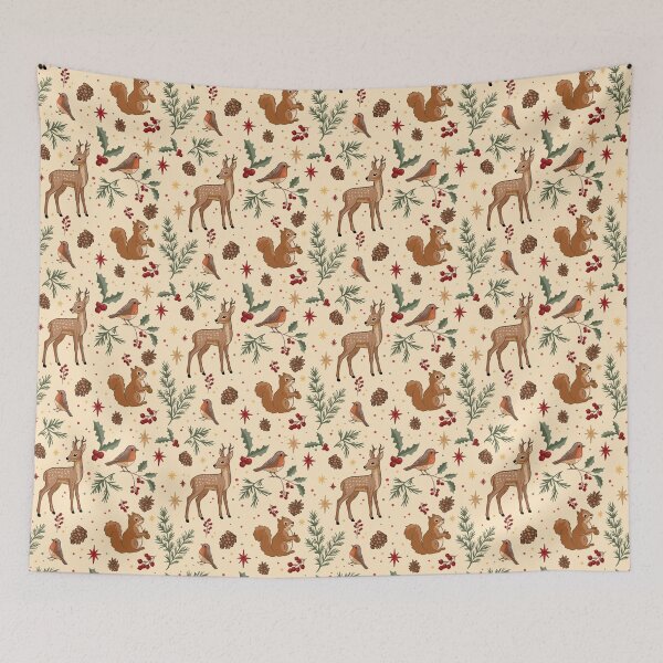 Item preview, Christmas squirrel motif designed and sold by Les-Oraces-K.