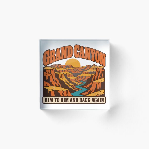 Aperçu de l'œuvre Cadeau du Grand Canyon - Traversée du canyon et retour créée et vendue par RedRubyBubble.