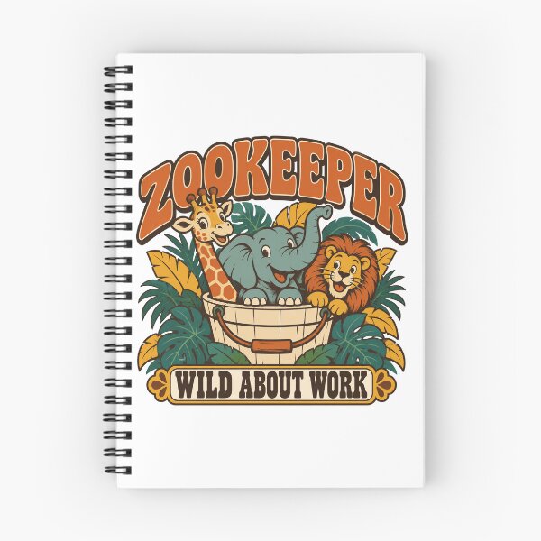 Item preview, Zookeeper Gift - Wild About Work designed and sold by RedRubyBubble.