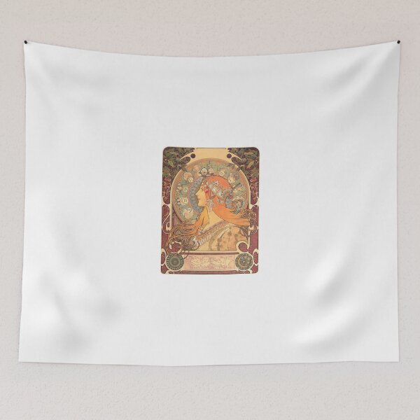 Item preview, Zodiac by Alphonse Mucha designed and sold by sandsgnn.