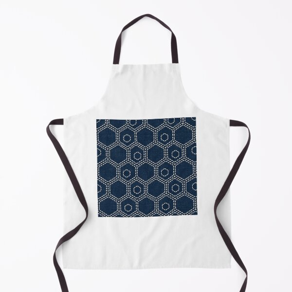 Item preview, Sashiko Stitching - Ice Crystal Hexagons designed and sold by WeirdlyMild.