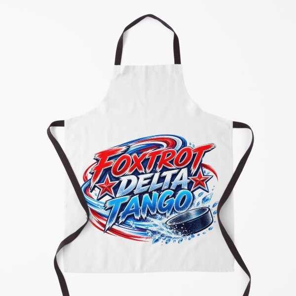 Item preview, Foxtrot Delta Tango Hockey Patch Phonetic Letter Art designed and sold by ArtDesignTp.