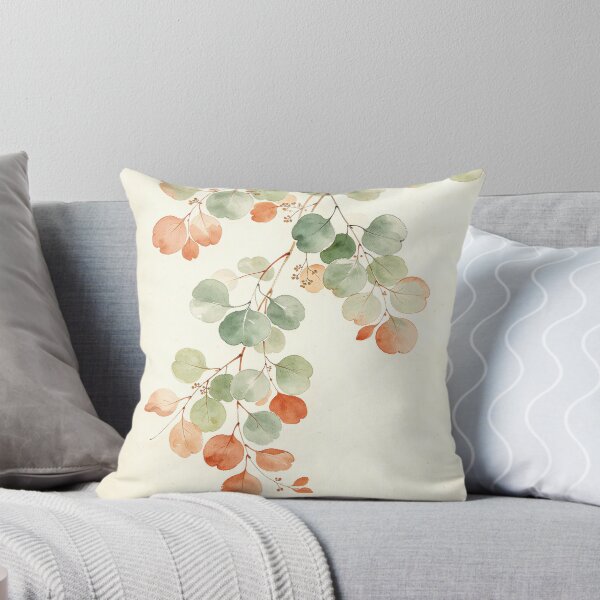 Item preview, Silver Dollar Eucalyptus — Watercolor & Chinese Ink  designed and sold by EduMaru_Arts.