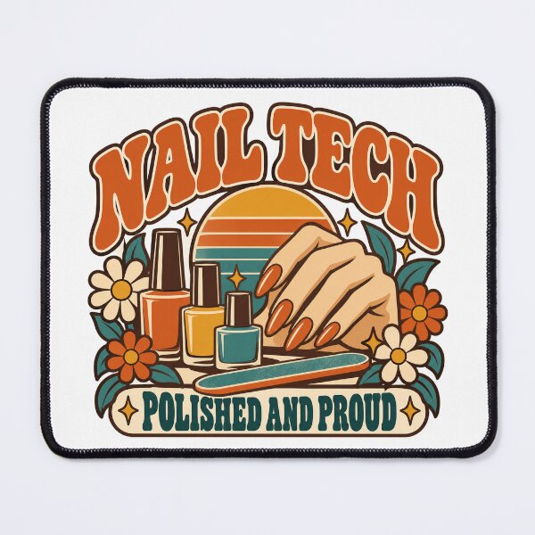 Item preview, Nail Tech Gift - Polished And Proud designed and sold by RedRubyBubble.