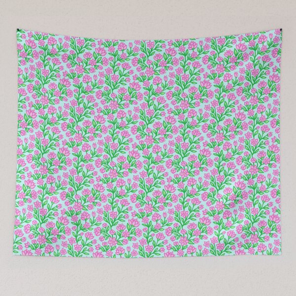Item preview, Whimsical Pink Blossoms Dancing in Springtime designed and sold by ellaauroradsign.