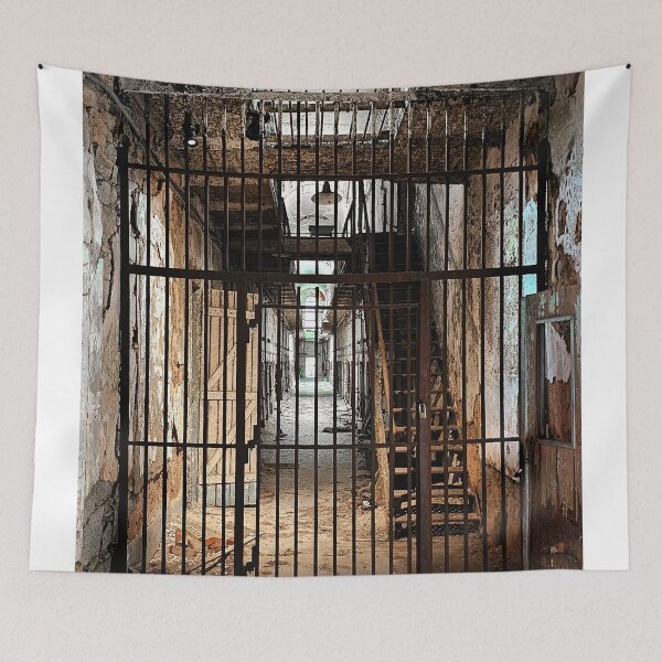 Item preview, Cellblock Corridor Behind Iron Gate – Eastern State Penitentiary designed and sold by Jason Bylsma.