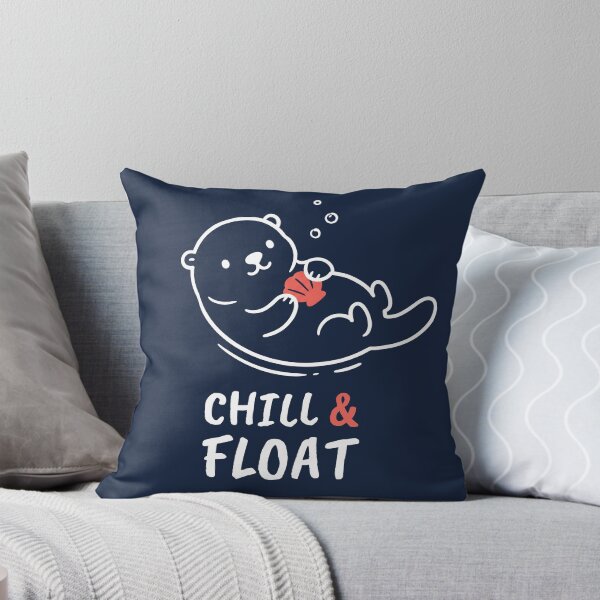 Item preview, Chill & Float Otter – Ocean Wonders Cute Marine Wildlife Design designed and sold by Sea Gem.