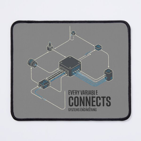 Item preview, Every Variable Connects | Systems Engineering designed and sold by Amr Darwish Graphic designer.