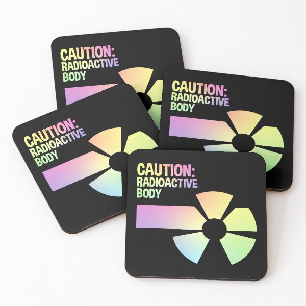 Item preview, Caution Radioactive Body Funny Science Hazard Symbol Gift designed and sold by ScienceCorner.