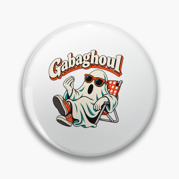 Item preview, Gabaghoul Retro Halloween Ghost Italian Meme Art designed and sold by ArtDesignTp.