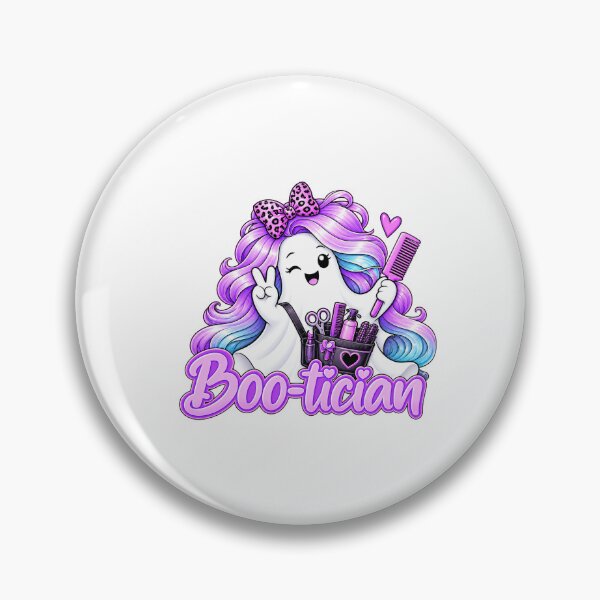 Item preview, Boo-Tician Funny Beautician Ghost Hairdresser Halloween designed and sold by ArtDesignTp.