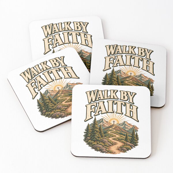 Item preview, Walk by Faith Mountain Cross Sunrise designed and sold by Flamocha.