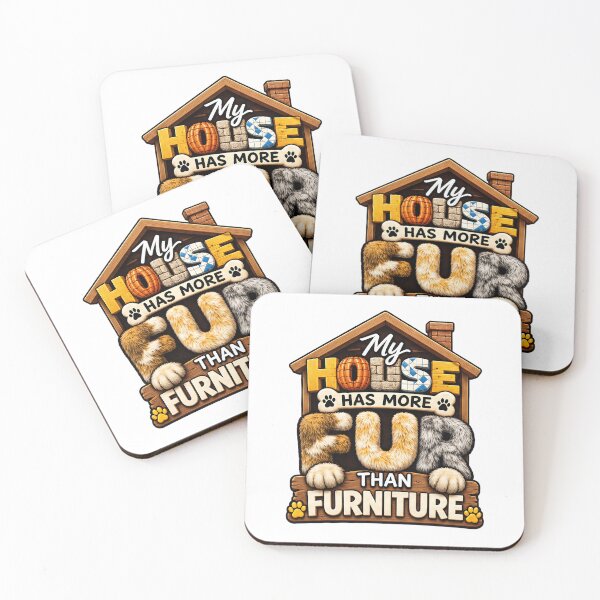 Item preview, My House Has More Fur Than Furniture Funny Pet Lover designed and sold by ArtDesignTp.