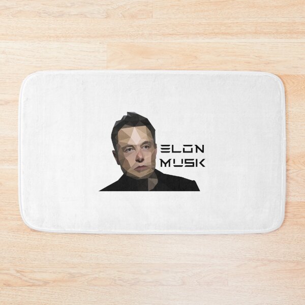Item preview, Elon Musk Low Poly Portrait designed and sold by SofaKingTESLA.