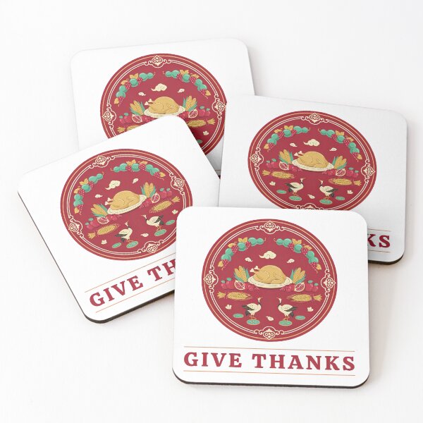 Item preview, Vintage Thanksgiving Give Thanks Crest Emblem Vector designed and sold by Shutter-Dragon.