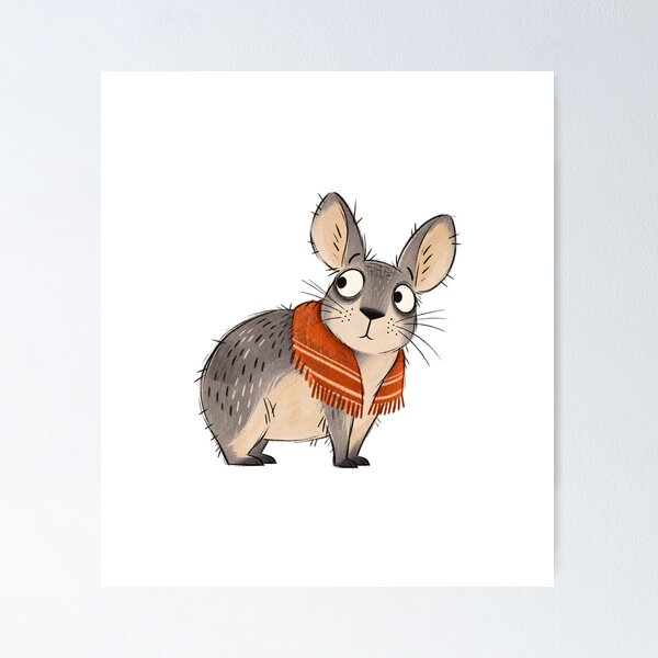 Item preview, Rock Cavy Wrapped in a Short Shawl designed and sold by The-Art-of-D.