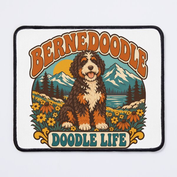 Item preview, Bernedoodle Gift - Doodle Life designed and sold by RedRubyBubble.