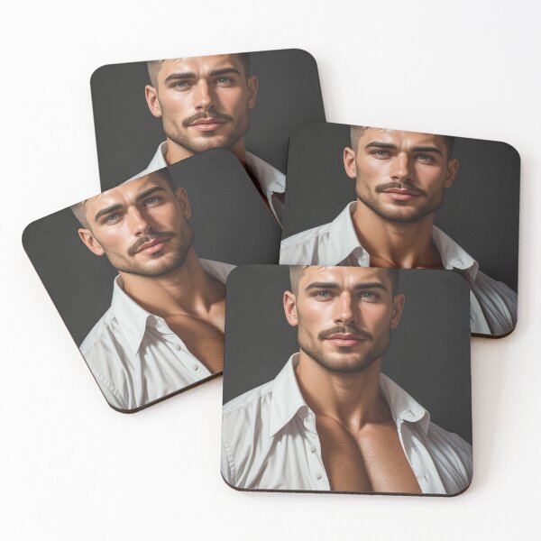 Item preview, Portrait of a Handsome Young Executive designed and sold by ChanningsPinups.