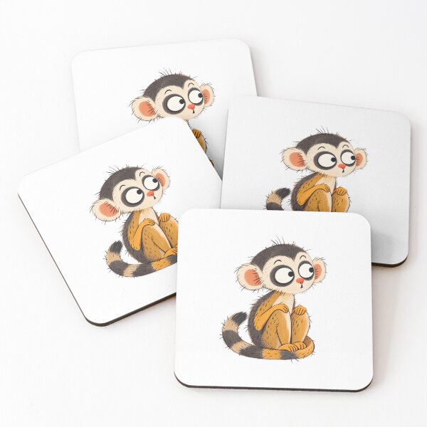 Item preview, Squirrel Monkey with Folded Knees designed and sold by The-Art-of-D.