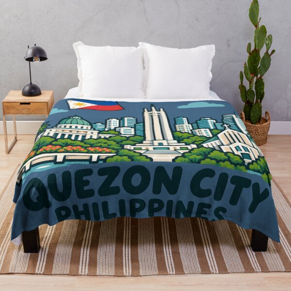 Item preview, Quezon City Philippines Flag Cute City designed and sold by HowToCanadian.