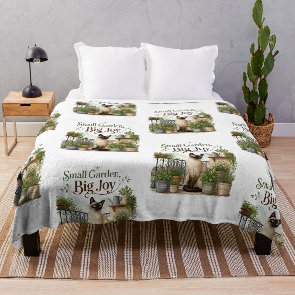 Item preview, Siamese Cat – Small Garden, Big Joy designed and sold by PurrBloom Studio.