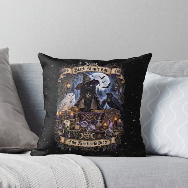 Item preview, Black Magic Cats: Coven of the Moonlit Order designed and sold by MysticOzzy.