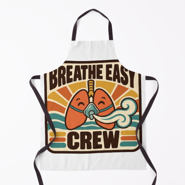Aperçu de l'œuvre Cadeau pour thérapeute respiratoire - Équipe Breathe Easy créée et vendue par RedRubyBubble.