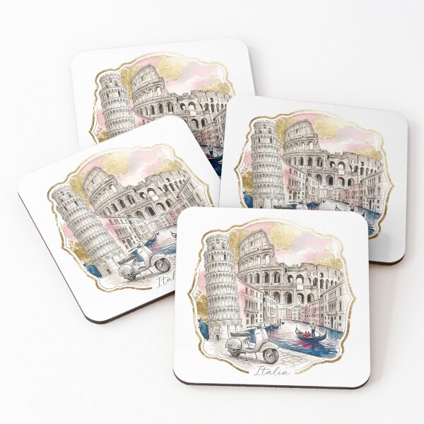 Item preview, Vintage Italy: Rome, Pisa and Venice designed and sold by EdwinkOne.