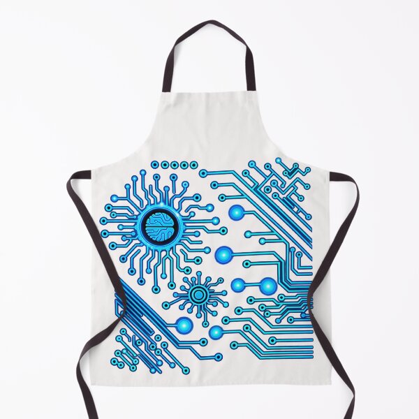 Item preview, Blue Circuit Board Core – Computer Virus Futuristic Cyber Tech Art designed and sold by Genius Geek.