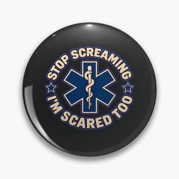 Item preview, Stop Screaming Paramedic, Funny EMT Tees, Emergency Medical Technician Humor designed and sold by BUNNIES-EL.