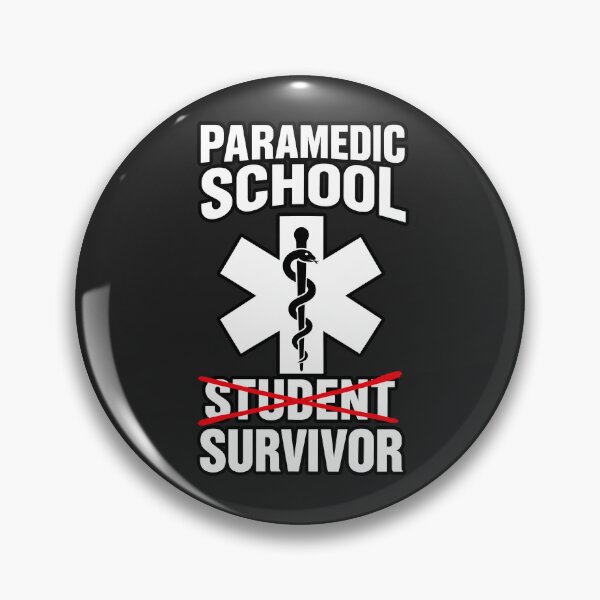Item preview, Paramedic School Survivor, EMT Student, Emergency Medical Training Graduation Gift, First Responder Academy designed and sold by BUNNIES-EL.