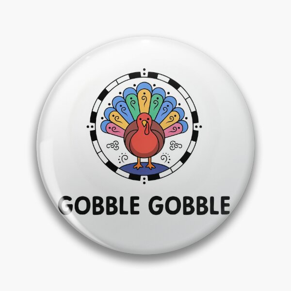 Item preview, Vintage Gobble Gobble Turkey Crest Emblem Vector designed and sold by Shutter-Dragon.