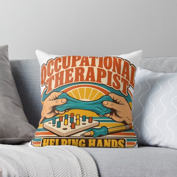 Item preview, Occupational Therapist Gift - Helping Hands designed and sold by RedRubyBubble.