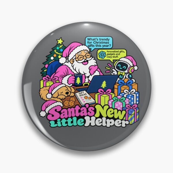 Item preview, Santa’s New Little Helper – Funny Christmas AI Design designed and sold by Aimetoi.