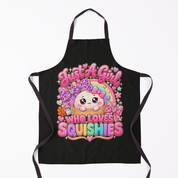 Item preview, Just a Girl Who Loves Squishies Kawaii Rainbow Coquette Bows designed and sold by AmiGraph.