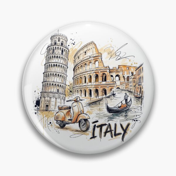 Item preview, Vintage Italy Travel: Pisa, Rome and Venice designed and sold by EdwinkOne.
