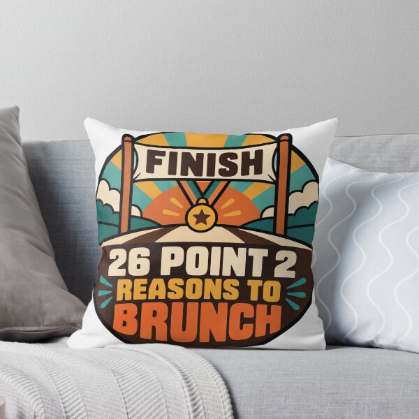 Item preview, Marathon Gift - 26 Point 2 Reasons To Brunch designed and sold by RedRubyBubble.