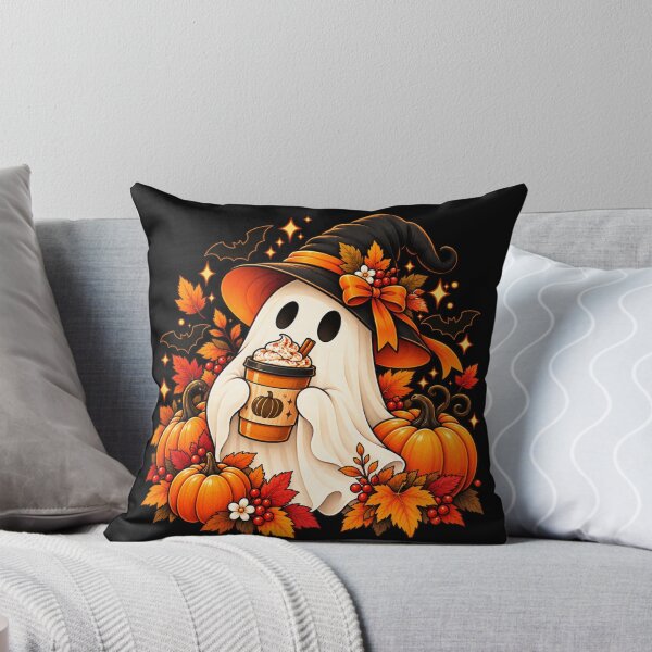 Item preview, Halloween Coffee Ghost Pumpkin Spice Latte Coffee Lover Gift designed and sold by Corvoria.
