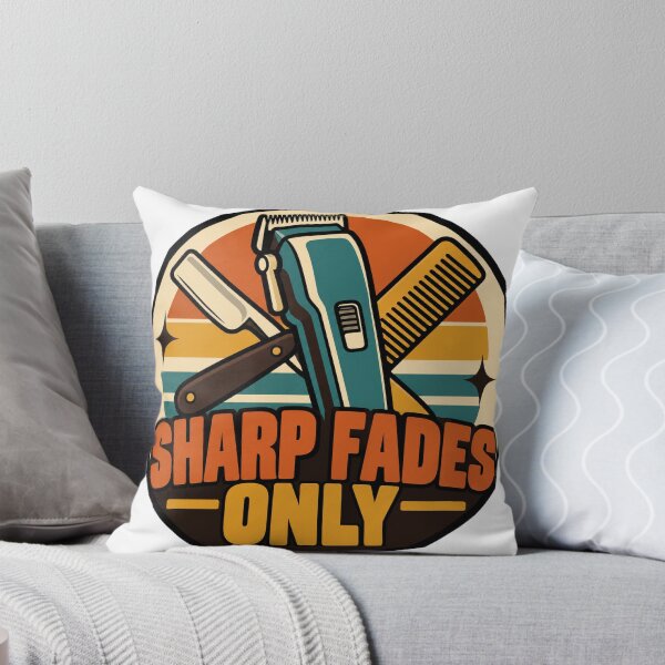 Item preview, Barber Gift - Sharp Fades Only designed and sold by RedRubyBubble.